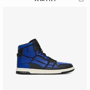 Black and blue Amiri sneakers